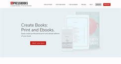 Desktop Screenshot of pressbooks.com