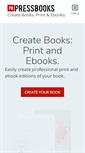 Mobile Screenshot of pressbooks.com