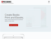 Tablet Screenshot of pressbooks.com